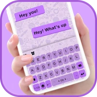 Simple Purple SMS Theme