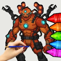 Monster Coloring Draw or Color