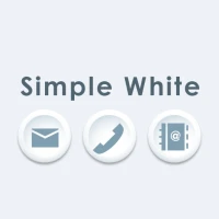 Simple White Theme +HOME