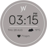 Whitespace Mono - watch face