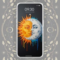 Sun and Moon Wallpaper 4K