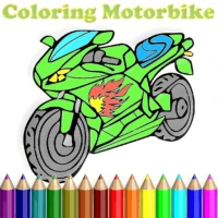 Ninja Motorcycle Coloring