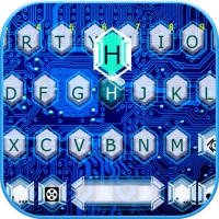 Neon Tech Keyboard Theme
