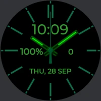 Neon Green watchface