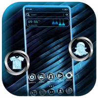 Beautiful Blue Metal Theme