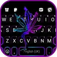 Neon Weed Black Theme