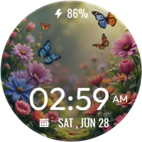 Butterfly Garden WatchFace