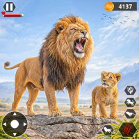 Lion Family Simulator Game