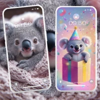 Kawaii Koala Wallpaper HD 4K