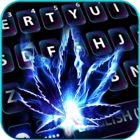 Blue Neon Weed Themes