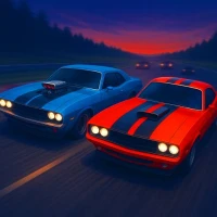 2 Player Car Racing: Fun Duel