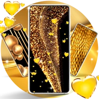 Golden live wallpaper