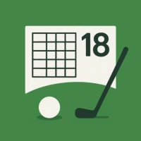 Eingelocht: Minigolf Scorecard