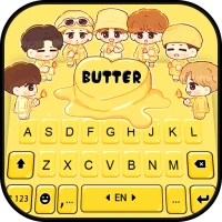 Kpop Idol Butter Keyboard Back