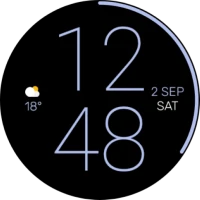 JHW Thin Plus: Watch face