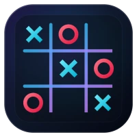 Tic Tac Toe Glow: 2 Player XO