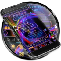 SMS Messages Neon Multi Theme