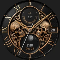 S4U Mystique - Gold watch face