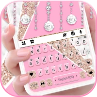 Girly Pink Glitter Theme