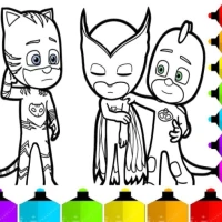 PJ Mask PAW Hero Paint Cards