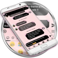 SMS Messages Bow Pink Pastel