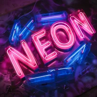 Neon Wallpaper In 4K Colorful