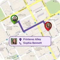 Phone Location Tracker via GPS