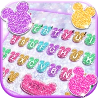 Girly Glitter Minny Keyboard T