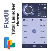 FlatUI Theme for Total Launche