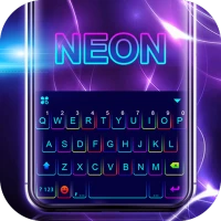 Color Neon Tech Keyboard Theme