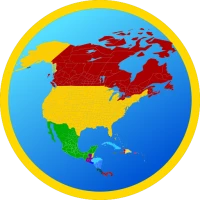 Map of North America