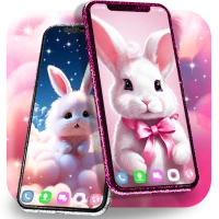 Cute bunny live wallpaper