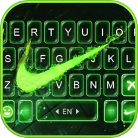 Green Neon Check Theme