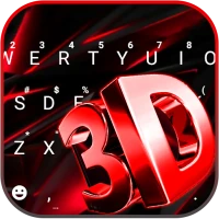 Red Black 3D Theme