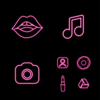 Wow Pink Venom Icon Pack