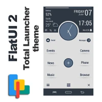 FlatUI 2 for Total Launcher