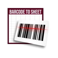 Barcode to Sheet