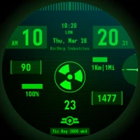 Atomic Tic Watch Face