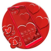 Valentine Red Heart Theme