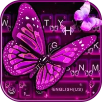 Flash Butterfly Keyboard Theme