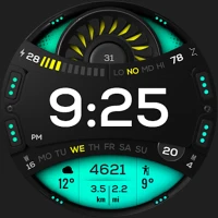 S4U Tempest digital watch face