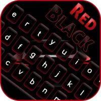 Black Red Keyboard