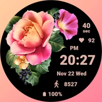 EY01 Flowers Watch Face