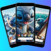 Cute Blue Koala - Wallpapers