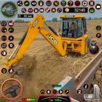 JCB 3Dx Backhoe Loader Driving