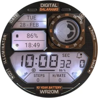 ILLUMINATOR Digital Watch face