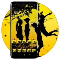 Couple Love Launcher Theme