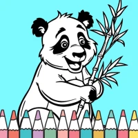 Panda Coloring Book