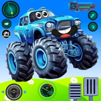 Monster Trucks Stunt Race Game