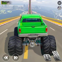 Mega Ramp Monster Truck Stunts